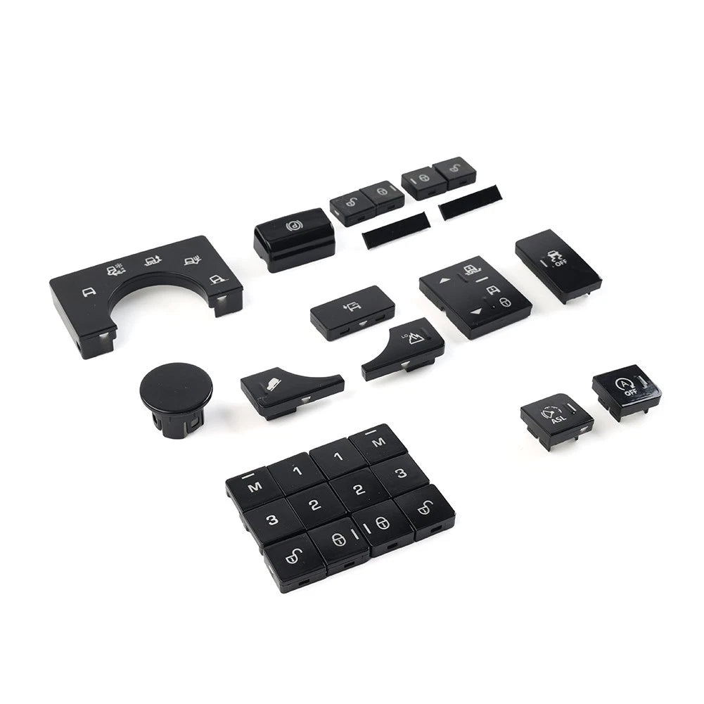 For Land Rover 2013-2017 Window Lift Switch Button Terrain Mode Button Cover Set