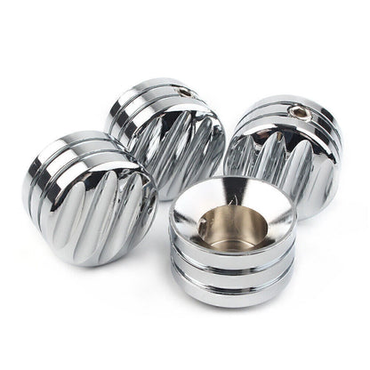 4ⅹ Head Bolt Cover Cap for Harley Twin Cam 1999-Later & Evo 1985-1999 Chrome USA