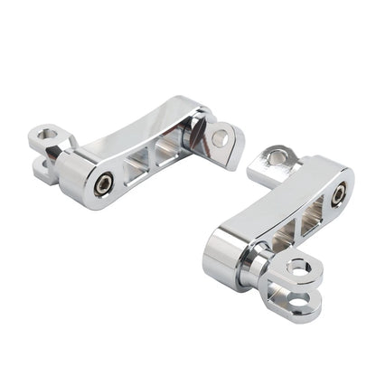 Foot Peg Mount Extensions For Harley Sportster XL883 XL1200 Softail Dyna Chrome