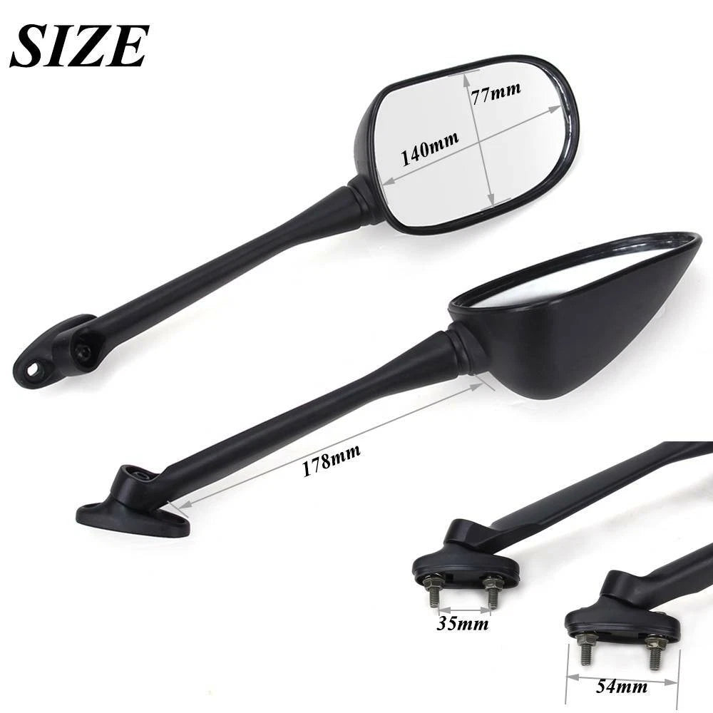 Rear View Mirrors For HONDA CBR 600RR 2003-2019 CBR1000RR 2004-2007 BR250R 10-13