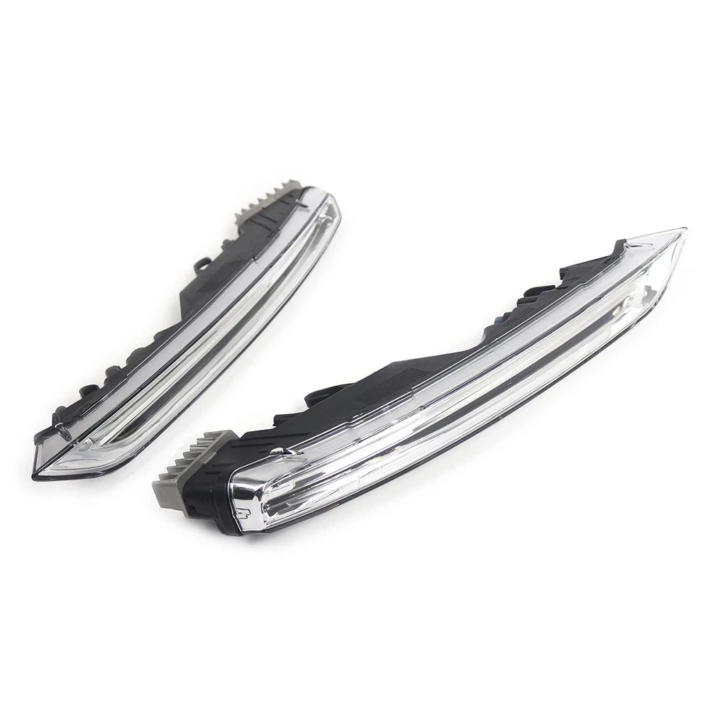 1 Pair Daytime Running Light Fog Light For Porsche Cayenne 958 2015-2018