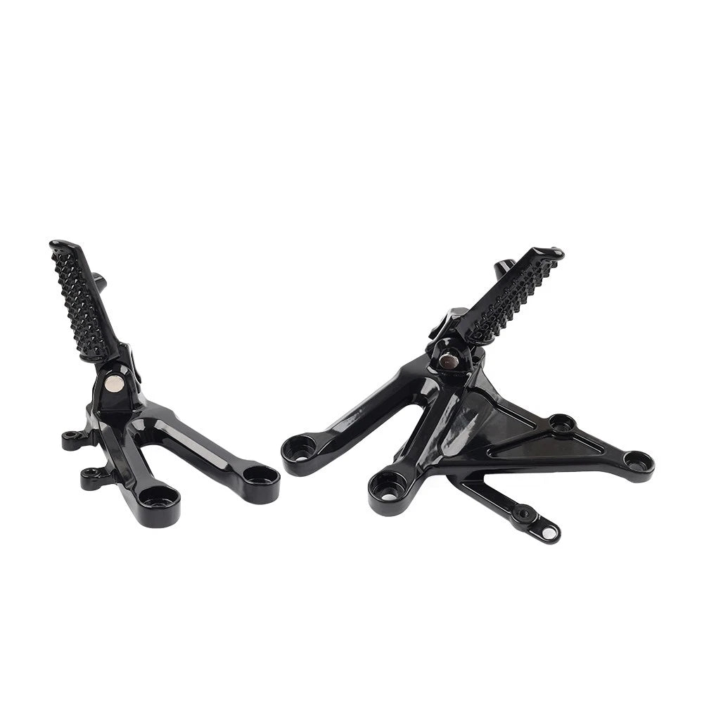 Front Driver Foot Pegs Footrest Bracket Set For Honda CBR1000RR CBR 1000RR 04-07