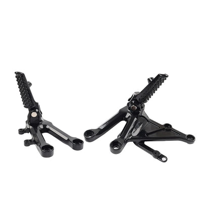 Front Driver Foot Pegs Footrest Bracket Set For Honda CBR1000RR CBR 1000RR 04-07