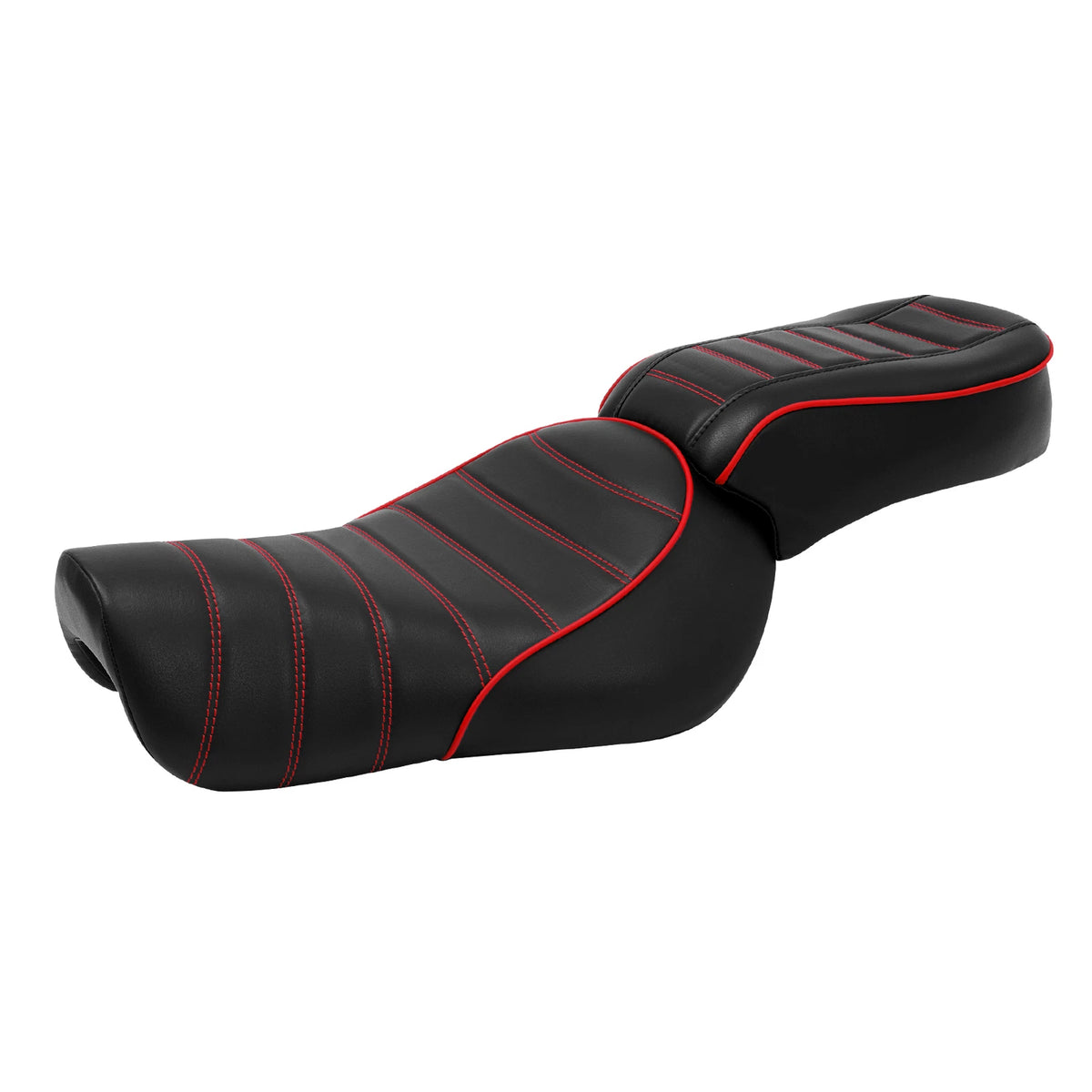 Driver Passenger Seat Fit For Harley Sportster Iron 883 XL883N 2016-Up Black Red