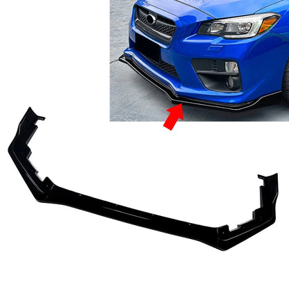 Glossy Black Front Bumper Lip Splitter For Subaru WRX STI 2015-2021