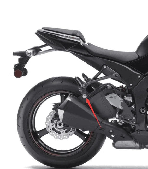 Rear Footrest Foot Pegs Bracket Fit For Kawasaki Ninja ZX636 13-24 ZX10R 08-10