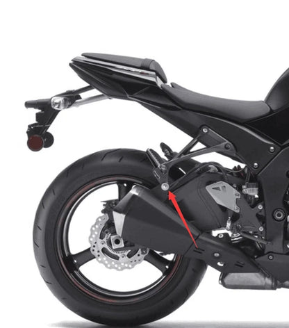 Rear Footrest Foot Pegs Bracket Fit For Kawasaki Ninja ZX636 13-24 ZX10R 08-10
