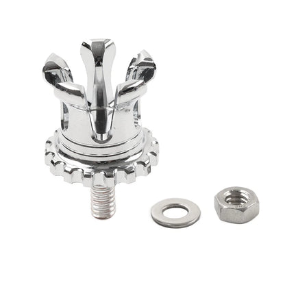 Crown Rear Mudguard Seat Bolt Screw Chrome For Harley Touring Dyna Softail 96+