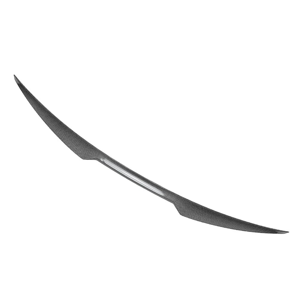 Carbon Fiber Look Rear Trunk Lip Spoiler Wing For Audi A4 B8.5 S4 Sedan 2013-16
