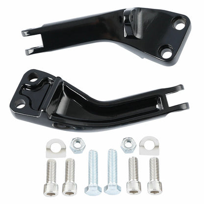 Rear Passenger Foot Peg Pedal Mount Bracket For Harley Dyna Low Rider Wide Glide