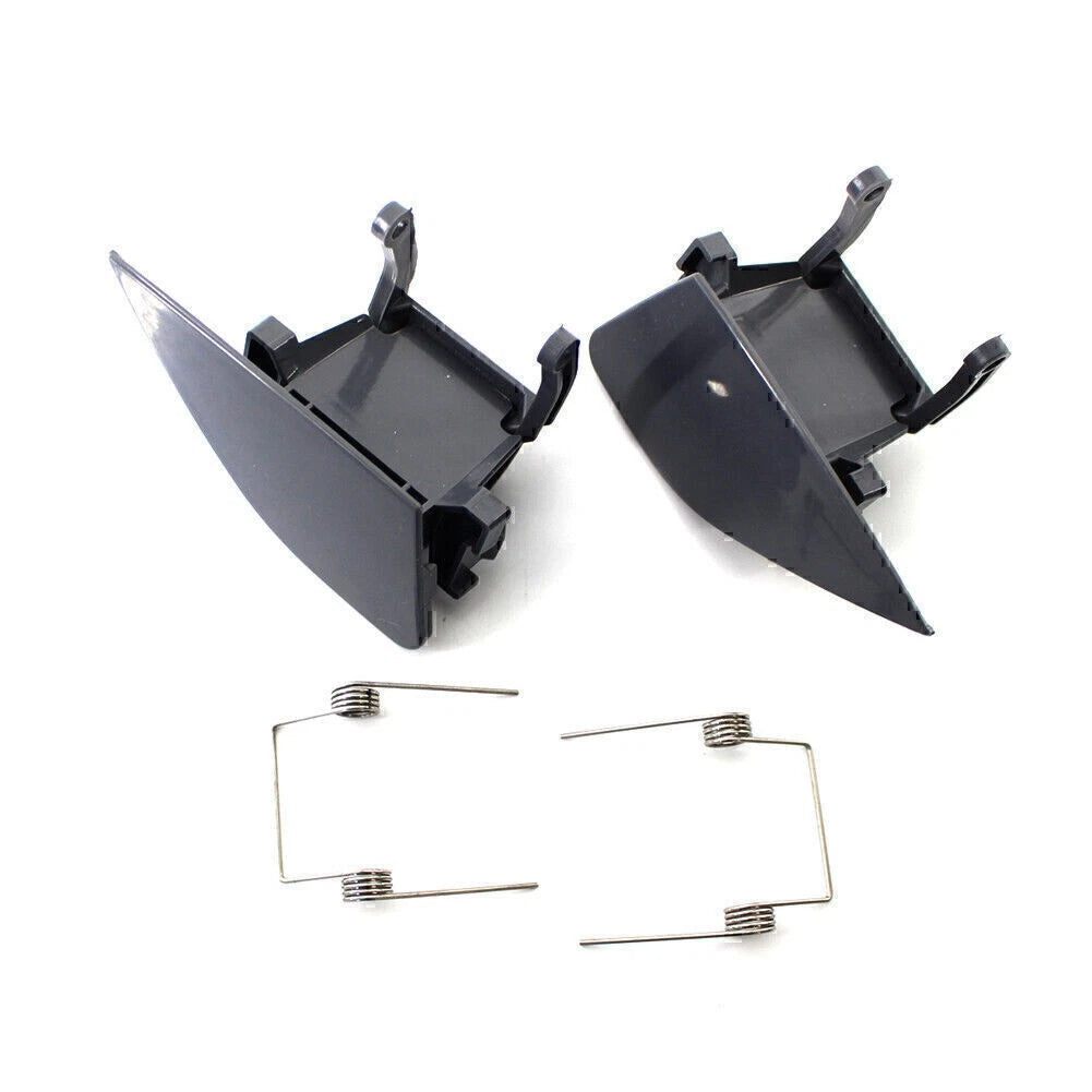 Pair Front bumper headlight washer cover cap For BMW 7-series E65 E66 05-08 US