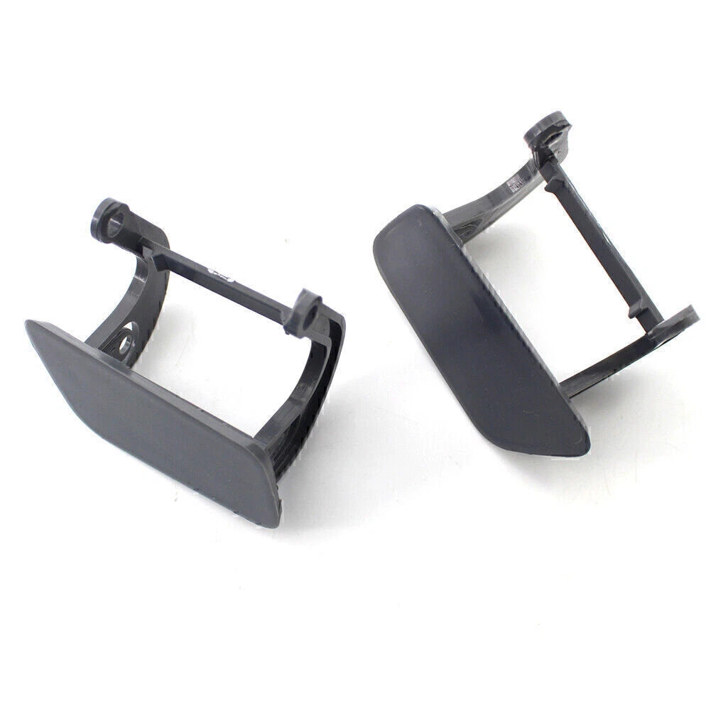 Bumper Headlight Headlamp Washer Cap Cover For BMW E60 5 Series 2004-2010 Pair