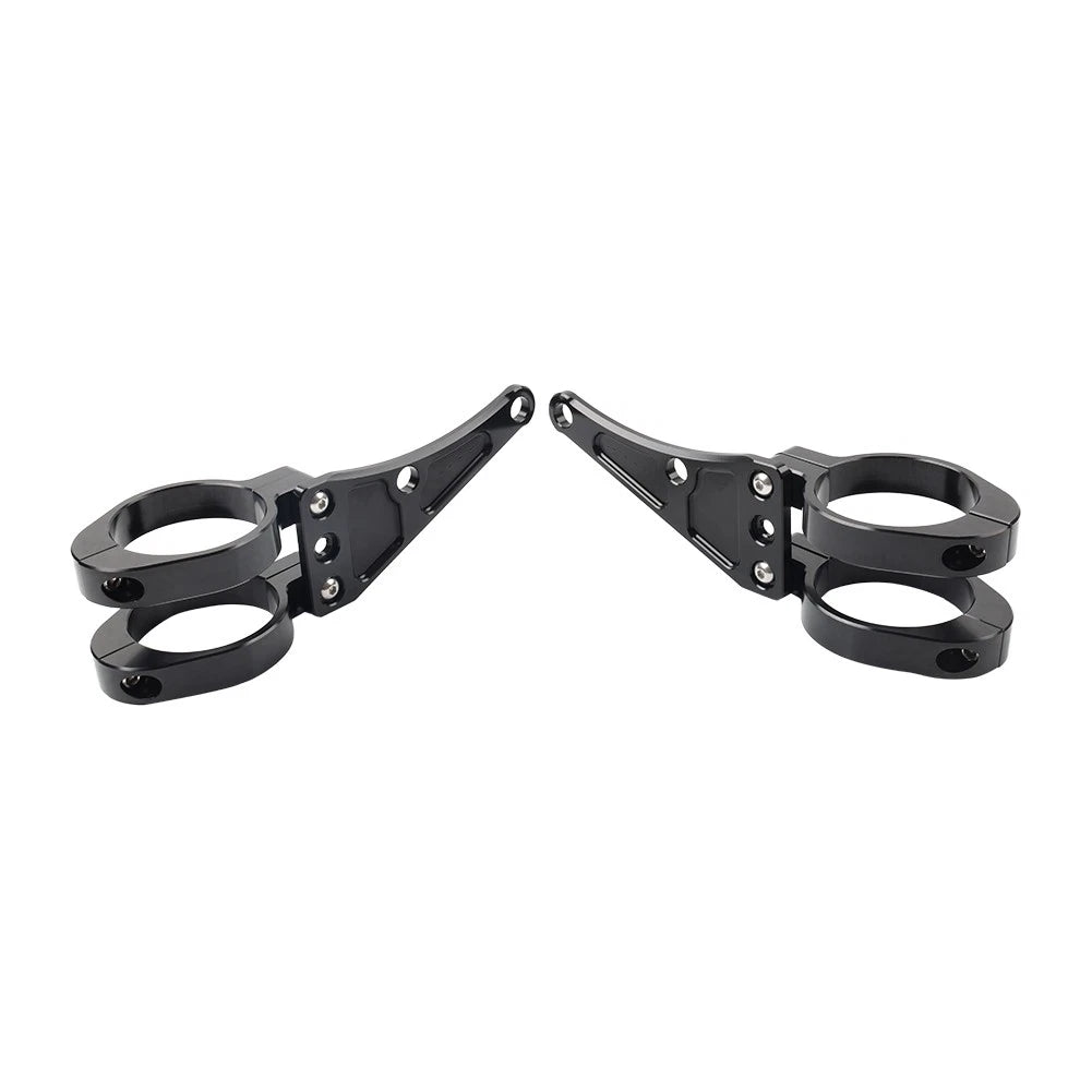 54MM Motorcycle Headlight Bracket Mount Clamp Fork Tube Holder For Harley