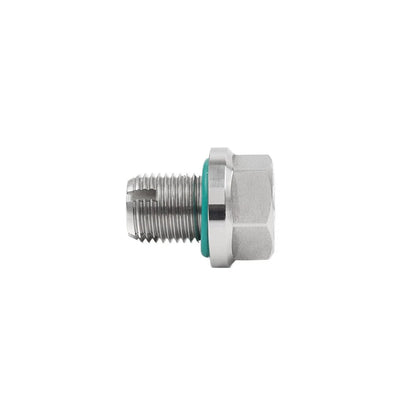 US 1/2"x20 Oil Drain Plug Self-tapping Piggyback Stainless Steel Repair Kit