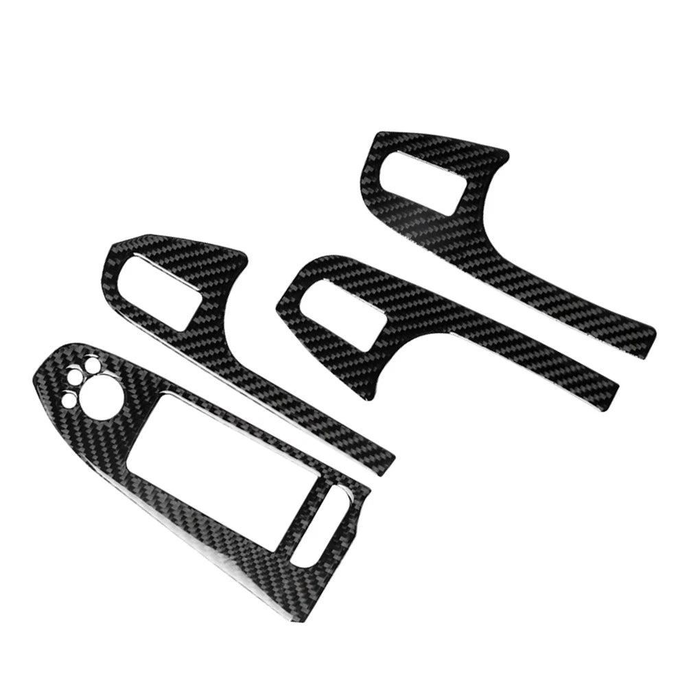 4 PCS Interior Door Armrest Buttom Cover Trim For Audi A4 B8 2008-2014 US