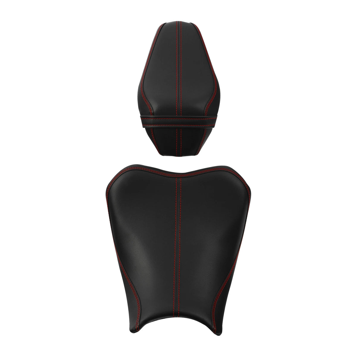 Rider Driver Passenger Seat Pad Cushion Fit For Kawasaki Z900 ZR900 17-23 Black