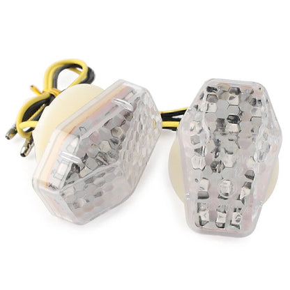 Lens LED Turn Signal Indicators For Suzuki GSXR600 750 Bandit 600S 1200S Smoke