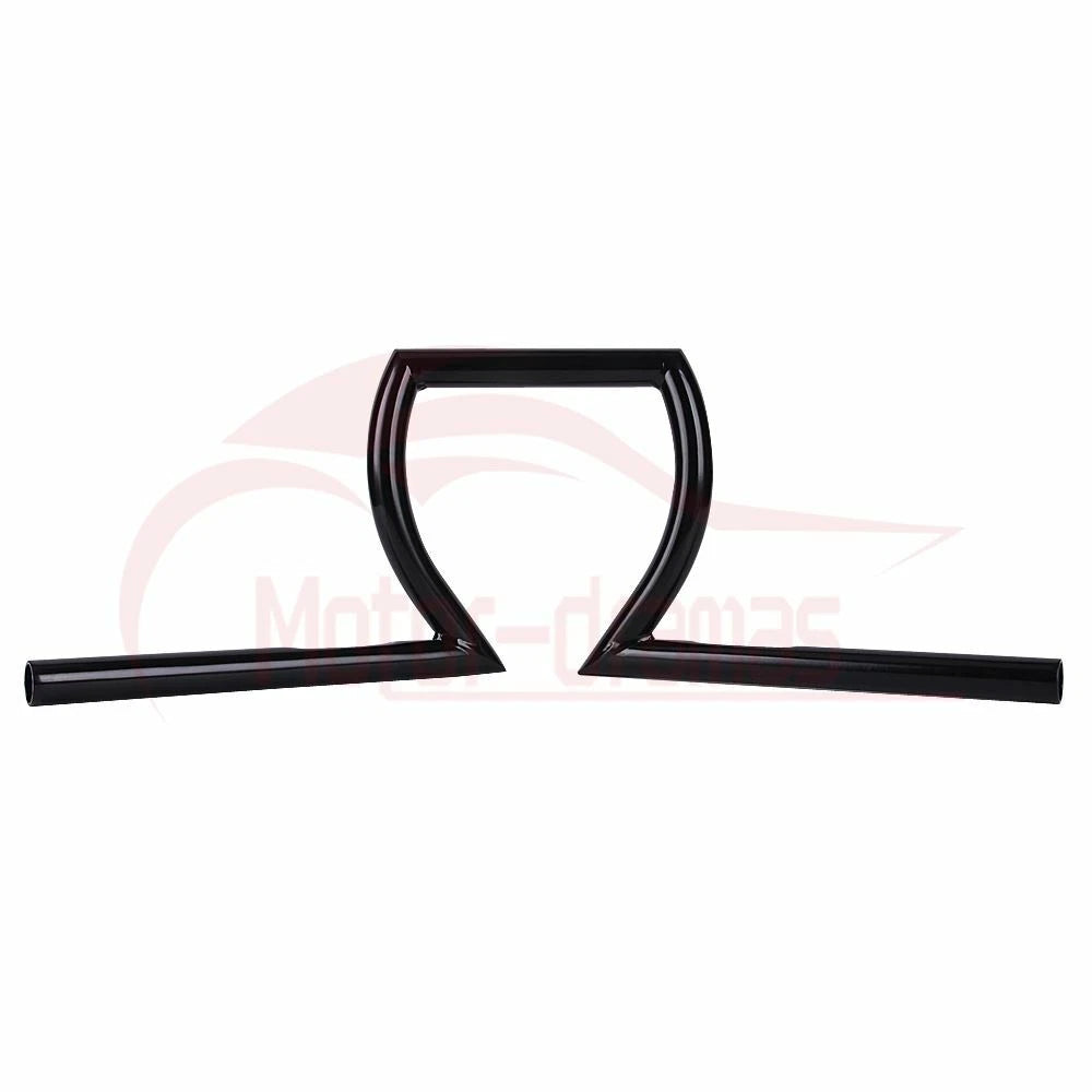 1" 25mm Drag Handlebar Z Bar 8-3/4" Rise For Honda Bobber Bike Motorcycle ATV US