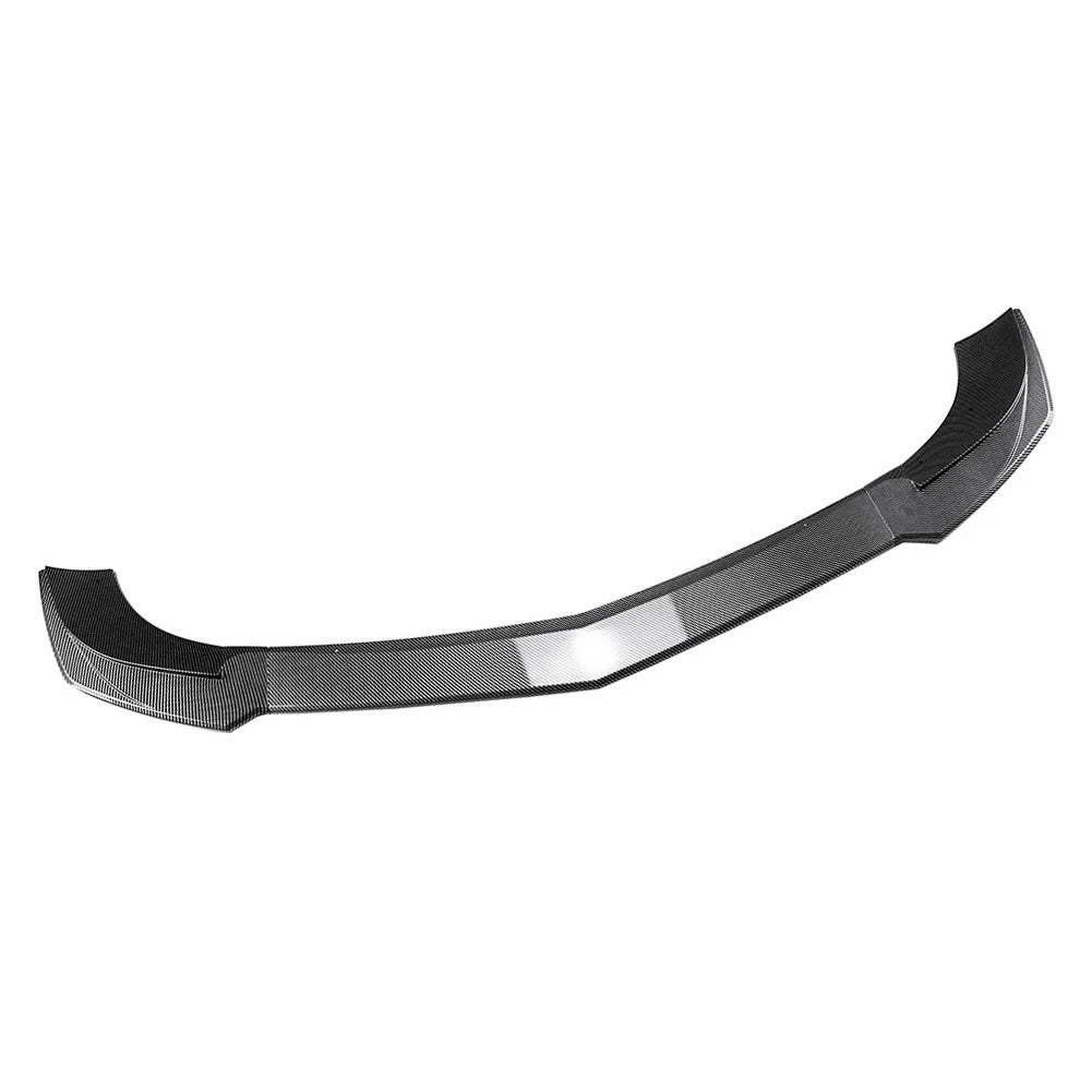 Front Bumper Spoiler For MBenz C Class W204 S204 Facelift 2011-14 Carbon Look