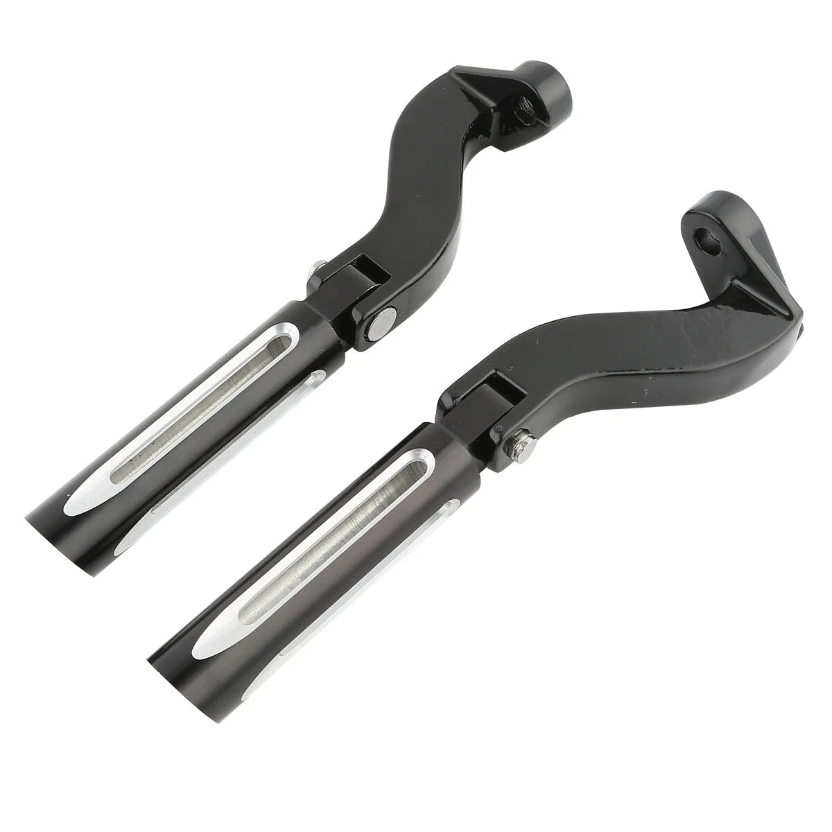 Rear Foot Pegs Peg Bracket Fit For Harley Davidson Touring Street Glide 1993-24