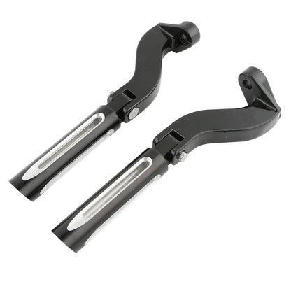 Rear Foot Pegs Peg Bracket Fit For Harley Davidson Touring Street Glide 1993-24