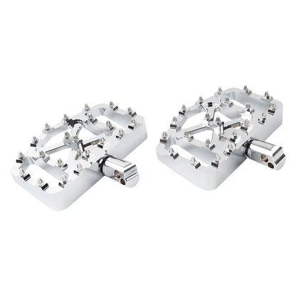Chrome Rear FootPeg Passenger Pedal For Harley FXBB FXLR FXLRS FXLRST FXST FLSB