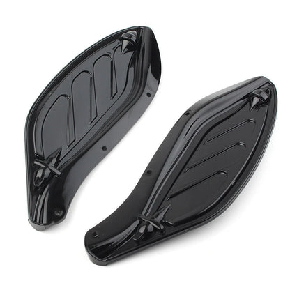 Side Wing Windshield Air Deflector Fit Harley Touring FLHR FLHT CVO 96-13 ab