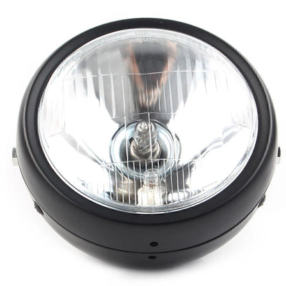 5.75" Retro Headlight Light Lamp Fit For Harley Dyna FXDL Softai Sportster White