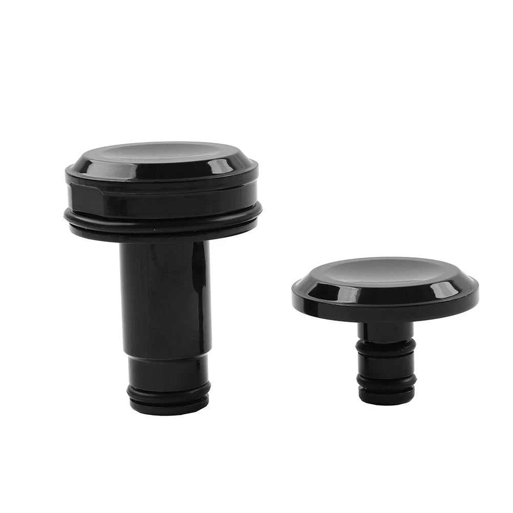 Black Front Axle Nut Caps Cover For Softail Low Rider ST FXLRST 2022-2026