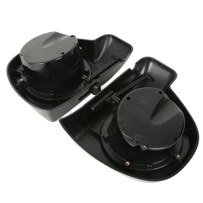 6.5" Lower Vented Fairing Pods Box+Speaker+Grills Fit For Harley Touring 14-24