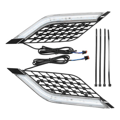 LED Radiator Grill Panels Light Fit For Honda Gold Wing Tour DCT Airbag 18-Up US