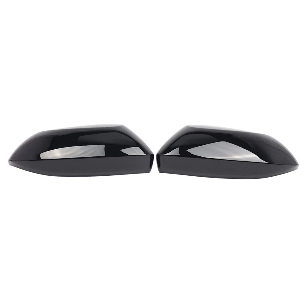 Side Door Rearview Upper Mirror Cover Cap Glossy Black For Toyota Corolla 19-25