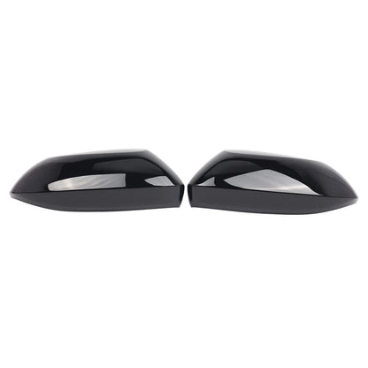 Side Door Rearview Upper Mirror Cover Cap Glossy Black For Toyota Corolla 19-25
