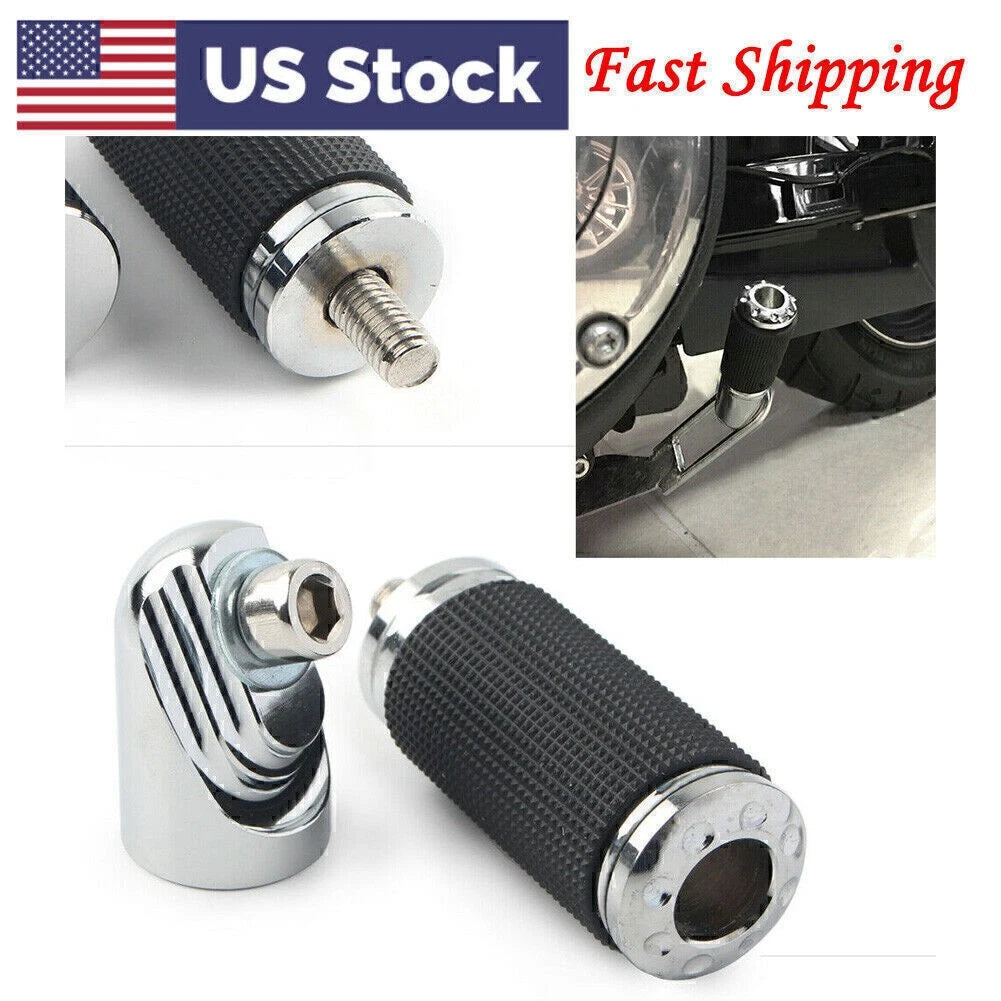 Stand Kickstand Extension Fit Harley Wide Glide Fat Bob  Dyna 91-17 Jiffy Chrome