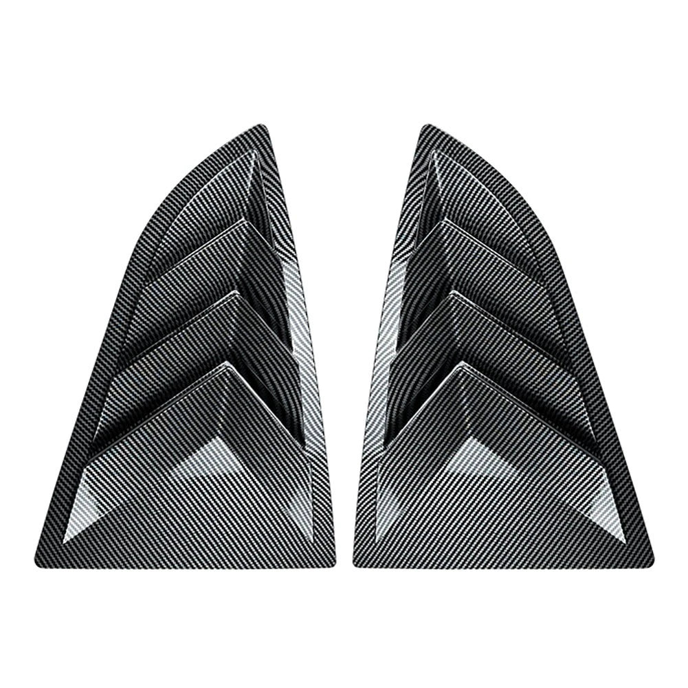 Carbon ABS Rear Shutter Window Louver Cover For Toyota GR86 For Subaru BRZ 22-24