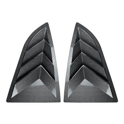 Carbon ABS Rear Shutter Window Louver Cover For Toyota GR86 For Subaru BRZ 22-24