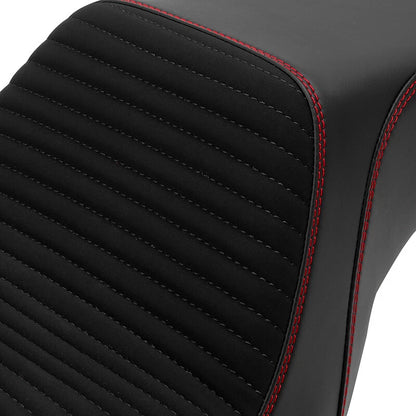 Driver & Passenger Seat Fit For Harley Dyna Super Glide Street Bob 2006-2017 16