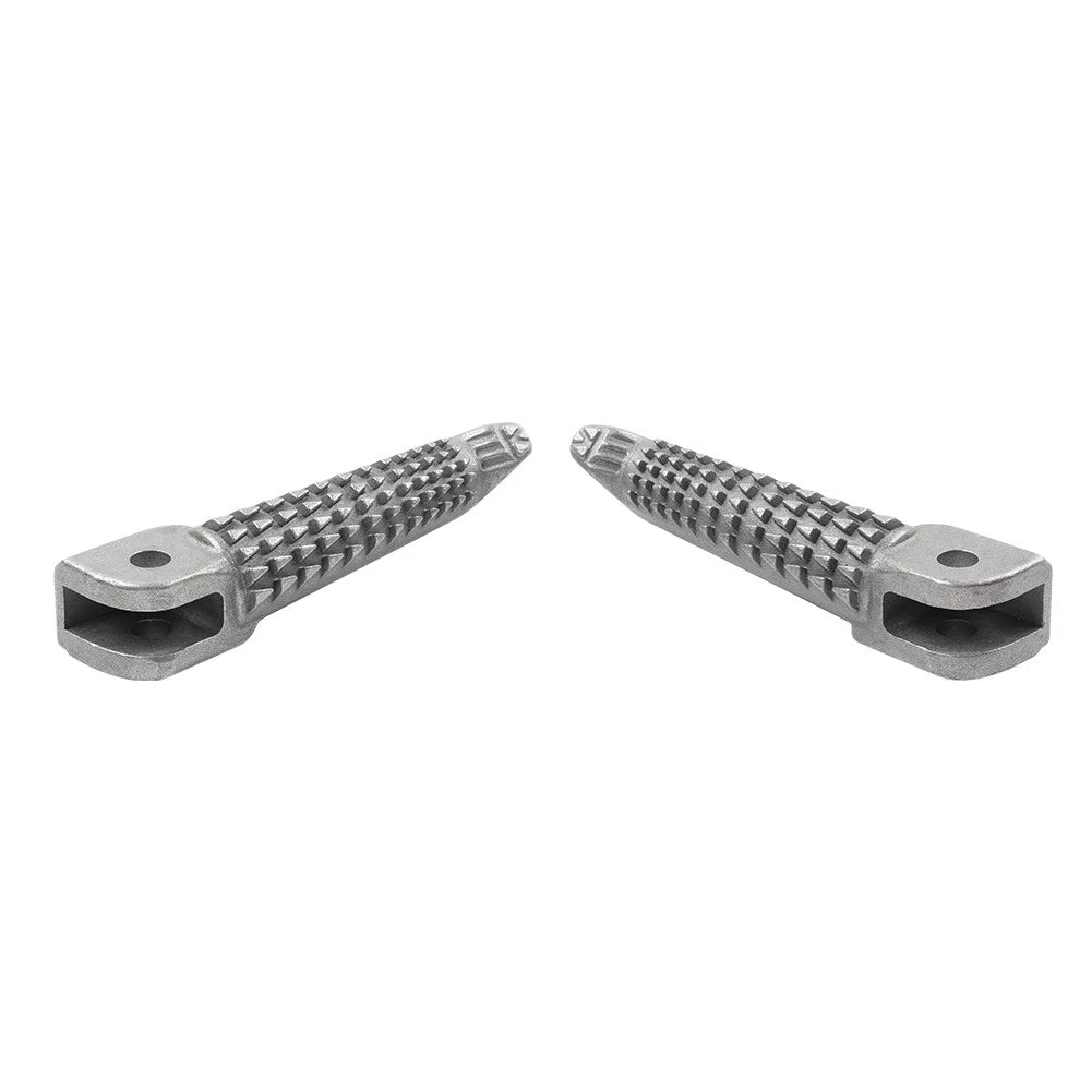 Front Driver Foot Pegs FootrestsPedals For Kawasaki Ninja 400 18-24 Z400 19-24