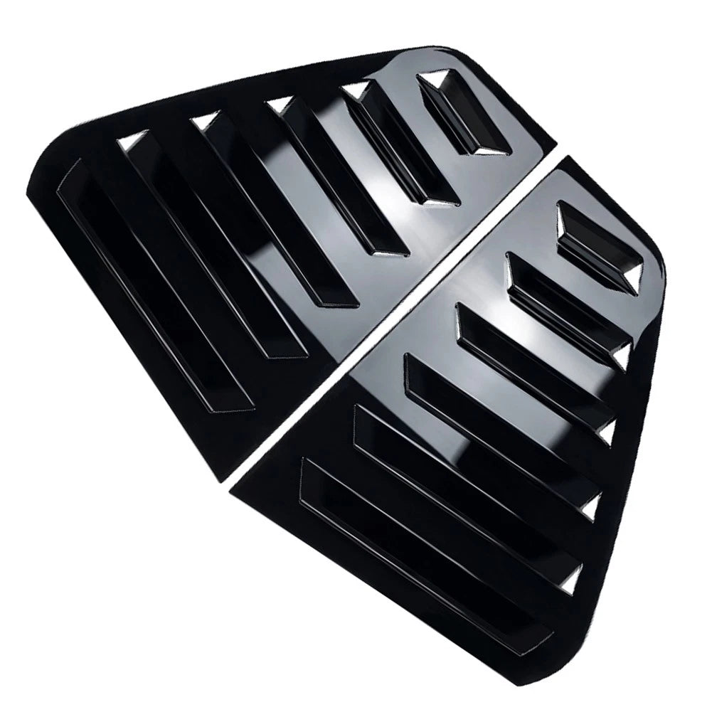 Rear Window Side Vent Shutter Louver Cover Trim For VW Golf MK7 MK7.5 2014-2019
