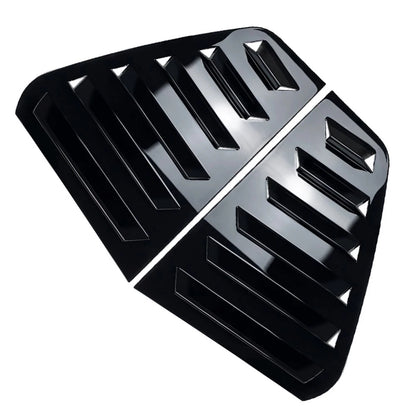 Rear Window Side Vent Shutter Louver Cover Trim For VW Golf MK7 MK7.5 2014-2019