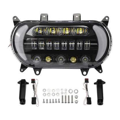 Front LED Headlight Assembly Turn Signal Light For Harley Road Glide FLTRX 15-23