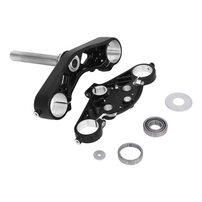Upper Lower Triple Tree Steering Stem For Harley Touring CVO Street Glide 23-26