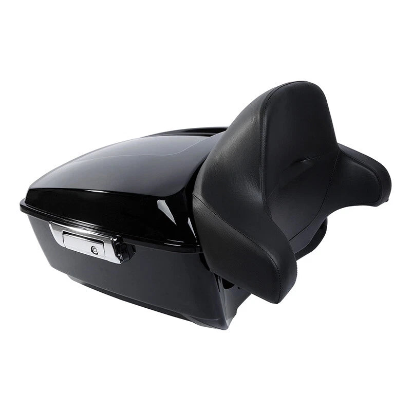 King Trunk Backrest Pad Mount Rack For Harley Heritage Classic FLHC 2018-Up