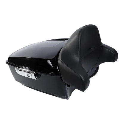 King Trunk Backrest Pad Mount Rack For Harley Heritage Classic FLHC 2018-Up