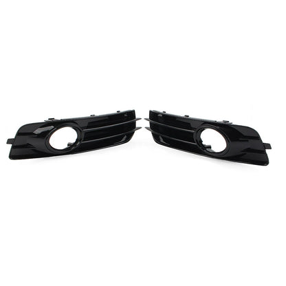 2x Front Bumper Fog Light Grille Cover For Audi A3 8P 2009-2012 Black USA