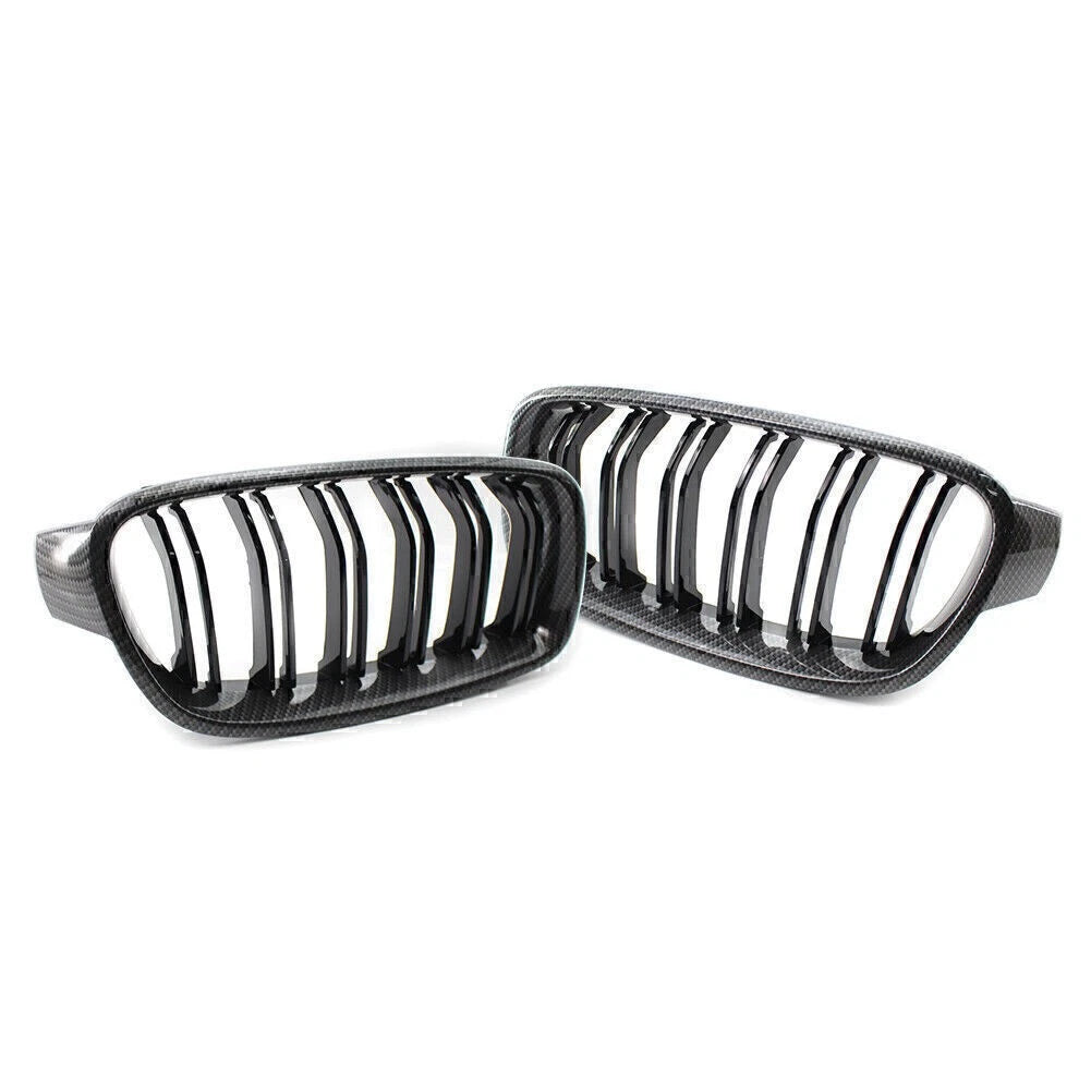 Front Frame Grille Grill M3 Style For BMW 3 Series F30 31 12-18 Carbon Black USA