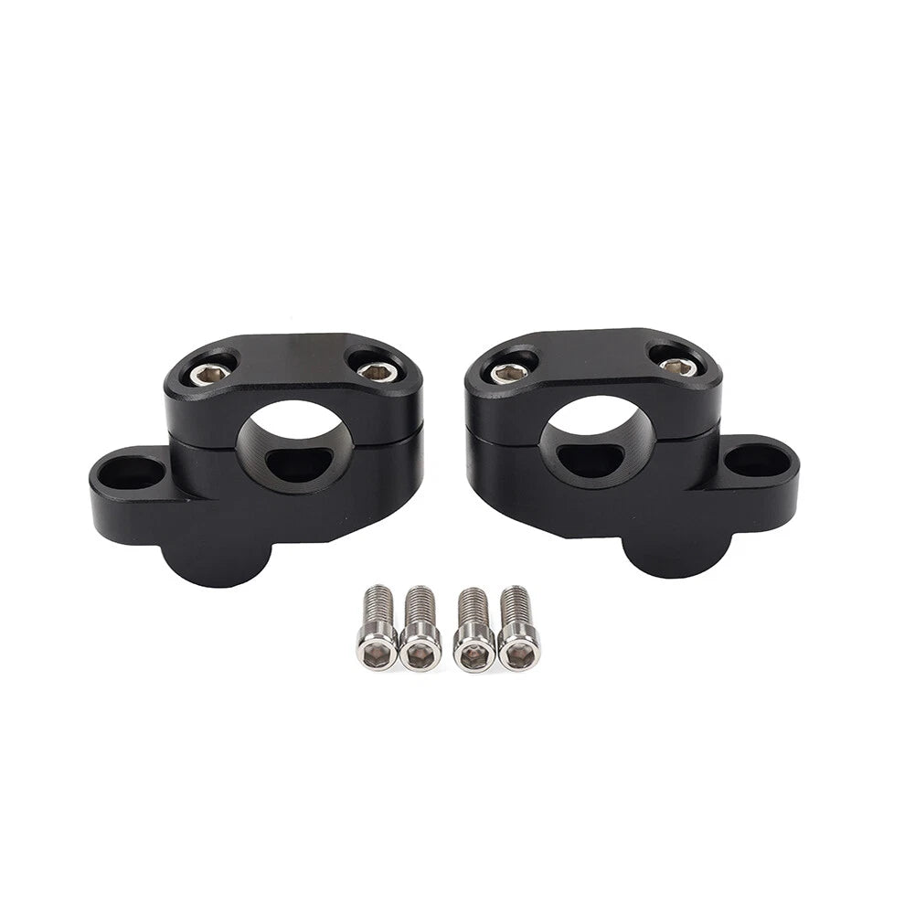 1 25mm Offset Handlebar Clamp Mount Riser For Honda For Suzuki For Yamaha