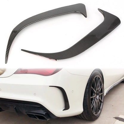 2 x Carbon Rear Side Air Vent Cover For Benz W117 CLA200/220/CLA250 14-18