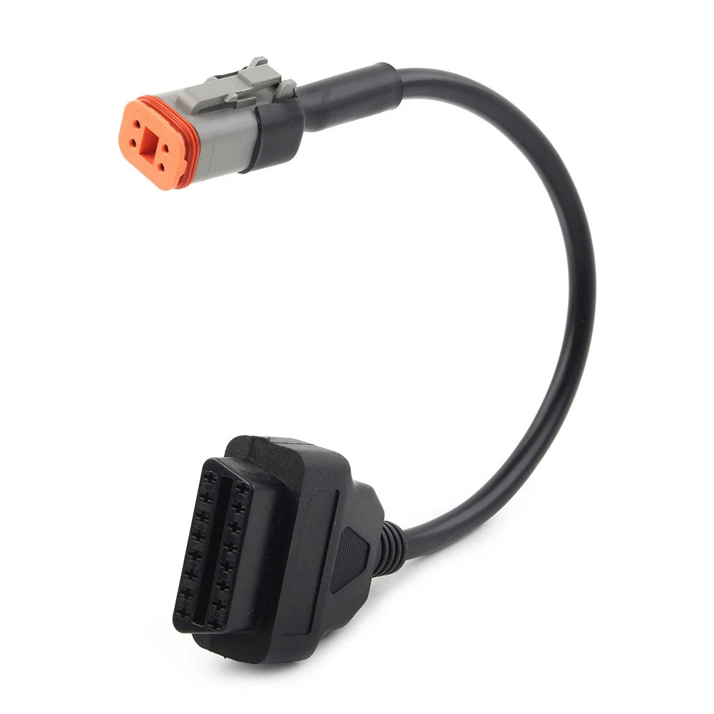 4Pin to OBD2 Diagnostic Scanner Adapter Cable For Harley Davidson 16Pin to 4Pin