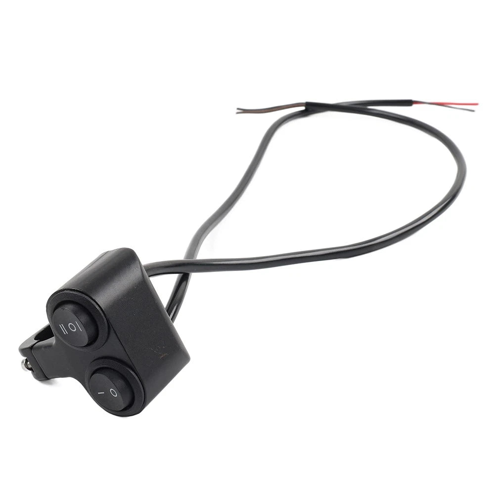 7/8" Motor ATV Dual Button On Off Switch Handlebar Headlight Fog Spot Light